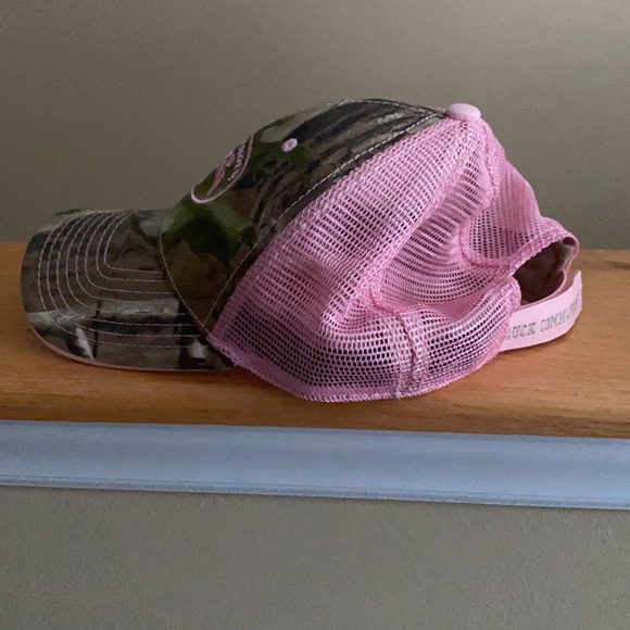 Pink and Camo Duck Commander trucker hat - youth - Picture 7 of 9
